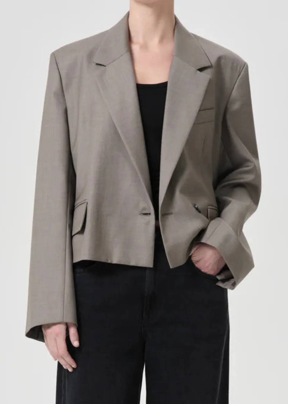 AGOLDE - Callie Cropped Blazer