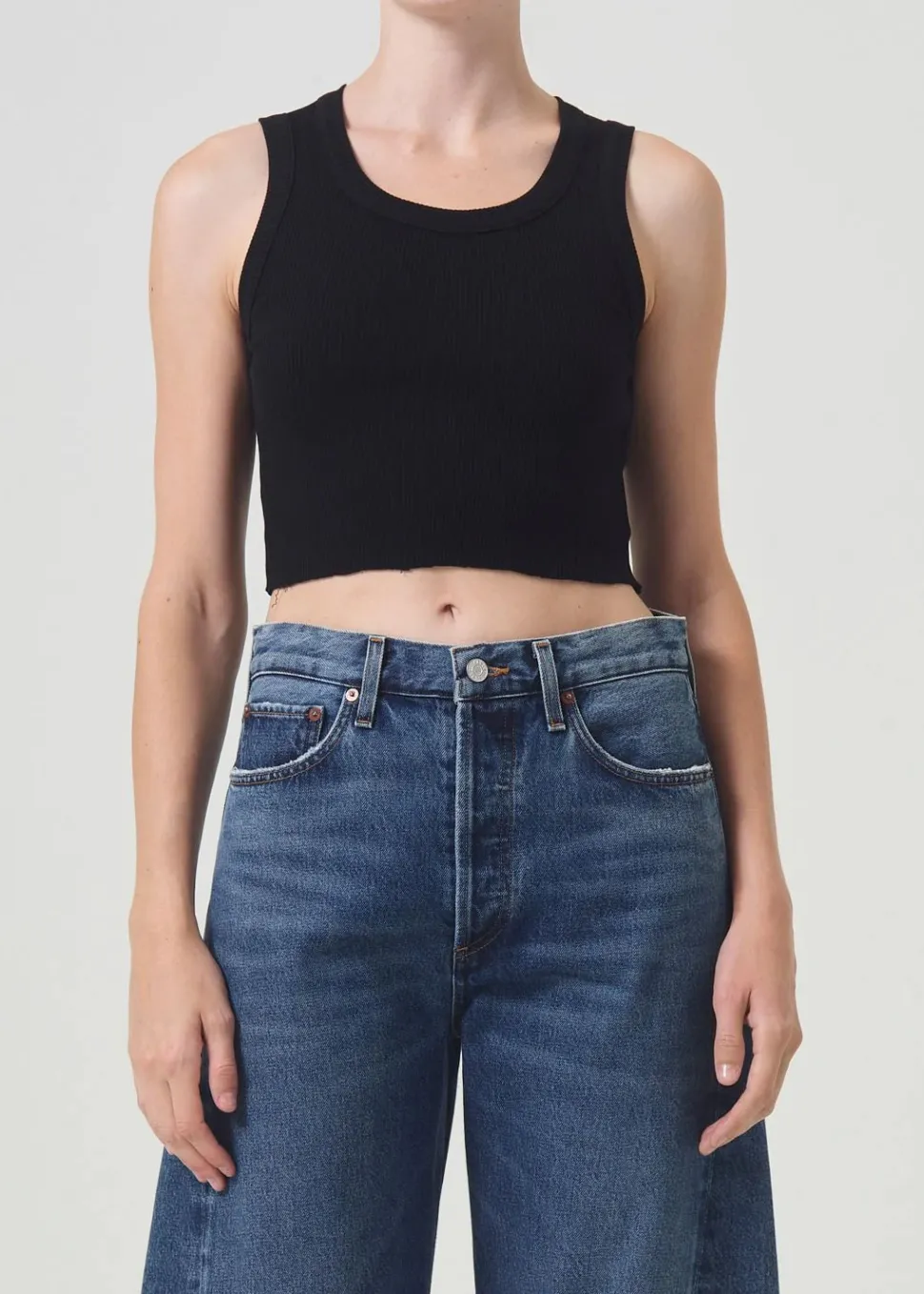 AGOLDE - Cropped Poppy Tank