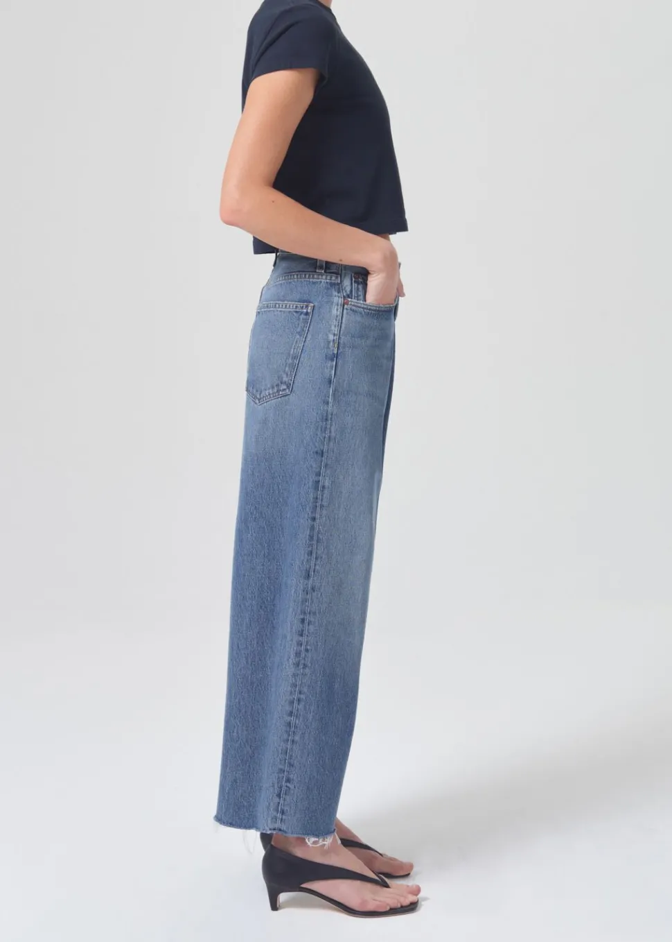 AGOLDE - Dagna High Waist Pleated Baggy