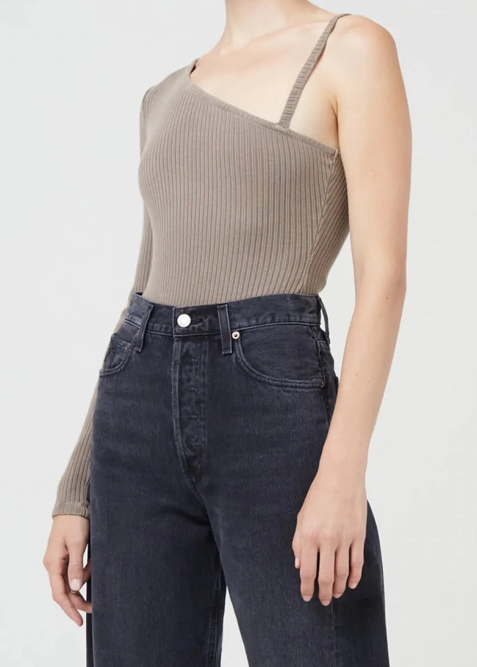AGOLDE - Mika One Sleeve Bodysuit