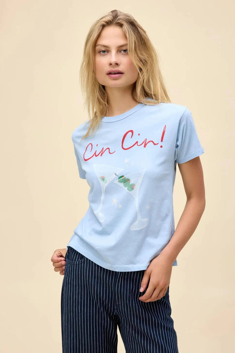 Daydreamer LA Daydreamer - Cin Cin Ringer Tee
