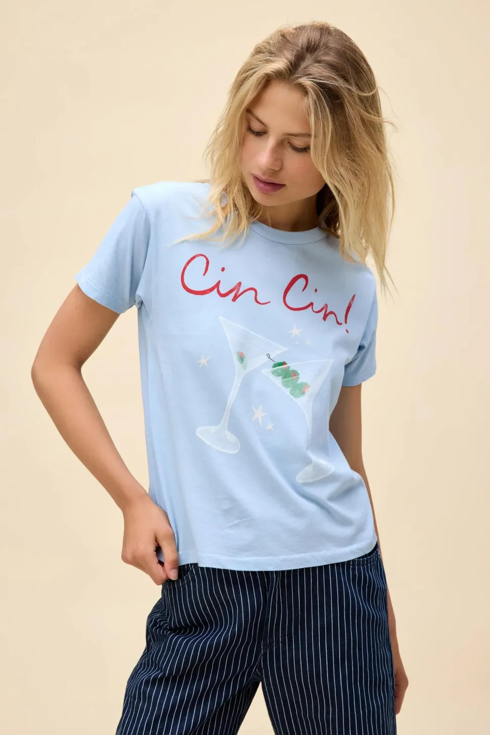 Daydreamer LA Daydreamer - Cin Cin Ringer Tee