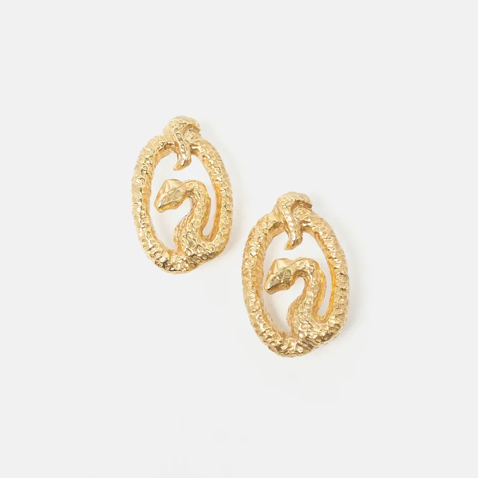 Deux Lions - Medusa Earrings