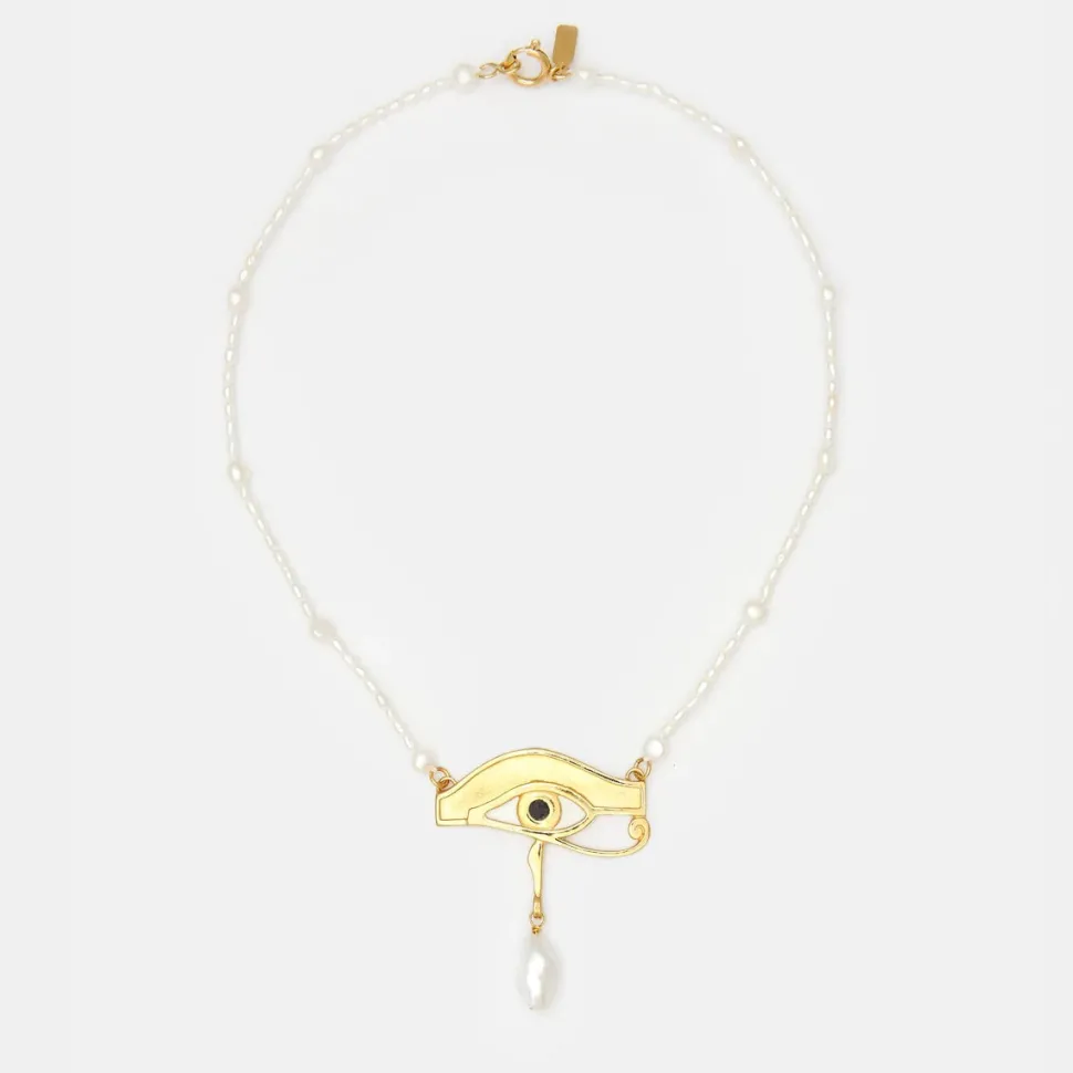 Deux Lions - Xaviera Keshi Pearl Necklace