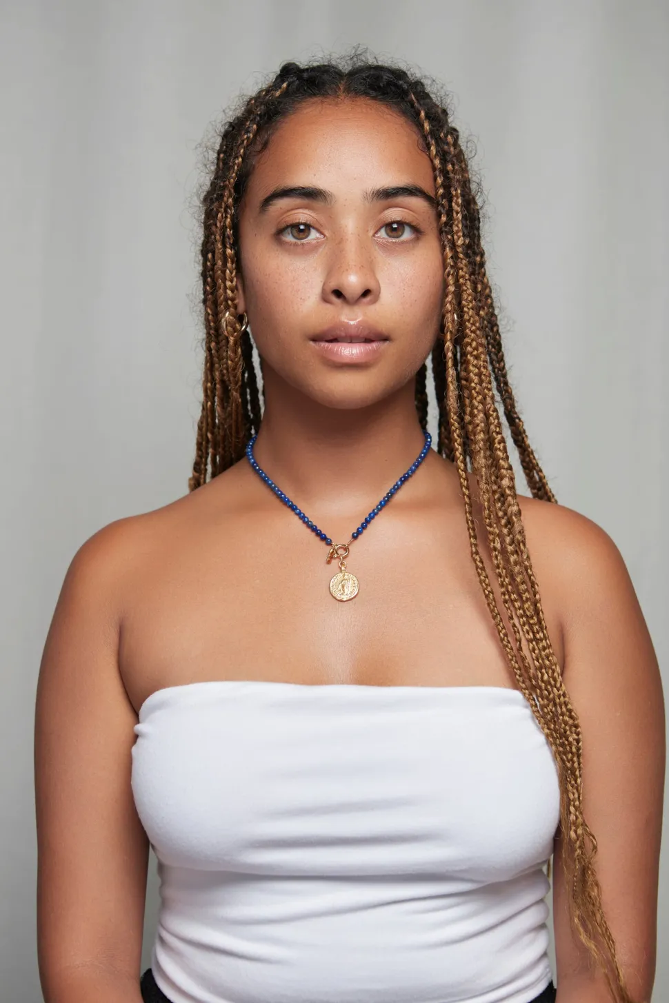 Deux Lions x Billie - Exclusive Lapiz Lazuli 18" Necklace