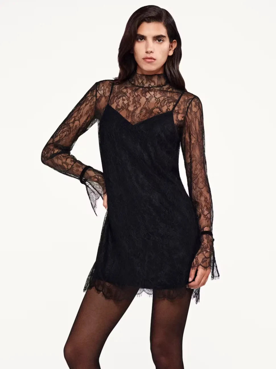 Frame - Lace Shift Dress