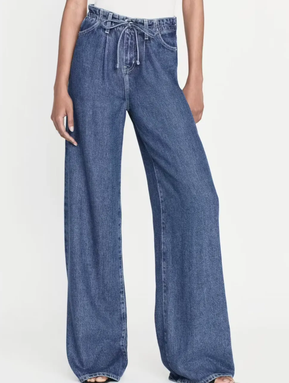 Frame - Pixie Drawstring Wide Leg