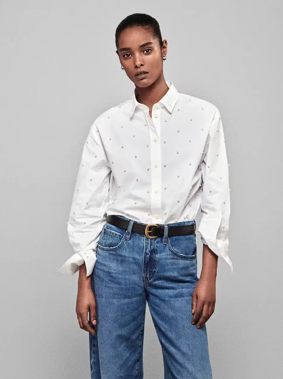 Frame - The Oversized Pearl Shirt