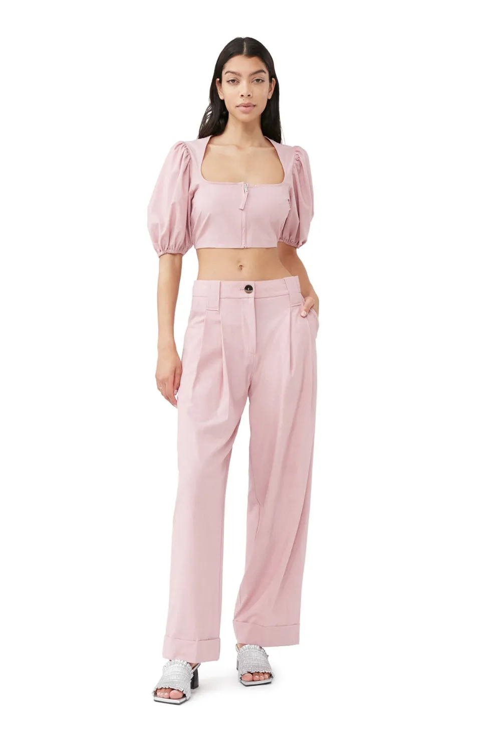 Ganni - Chinea Blouse Short Closure