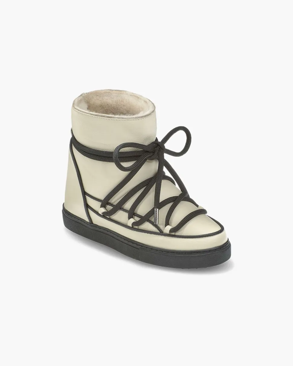 Inuikii - Pastel Full Leather Wedge Boots