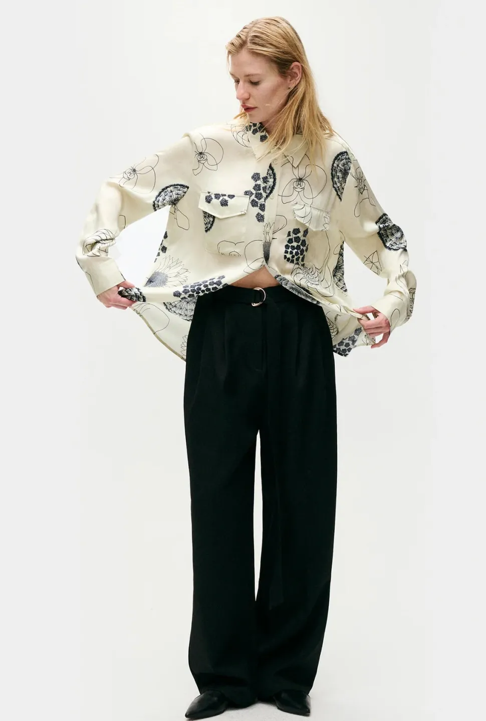 silk laundry - Boyfriend Shirt