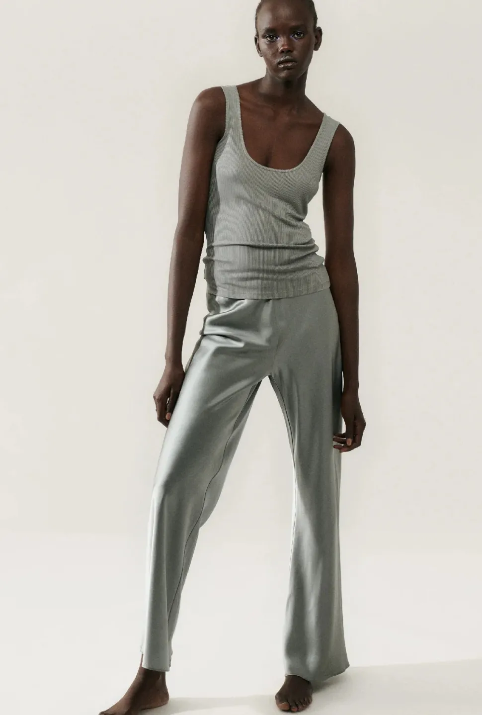 silk laundry - Ribbed Tank