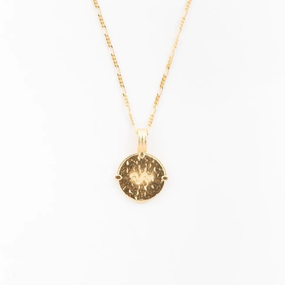 Deux Lions Two Lions - Zodiac Female Body Gold Aquarius