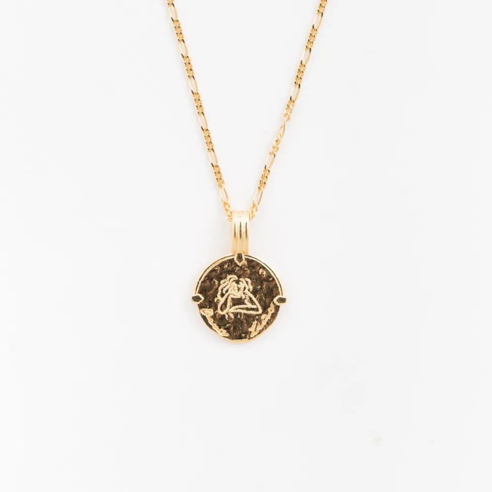 Deux Lions Two Lions - Zodiac Female Body Gold Leo