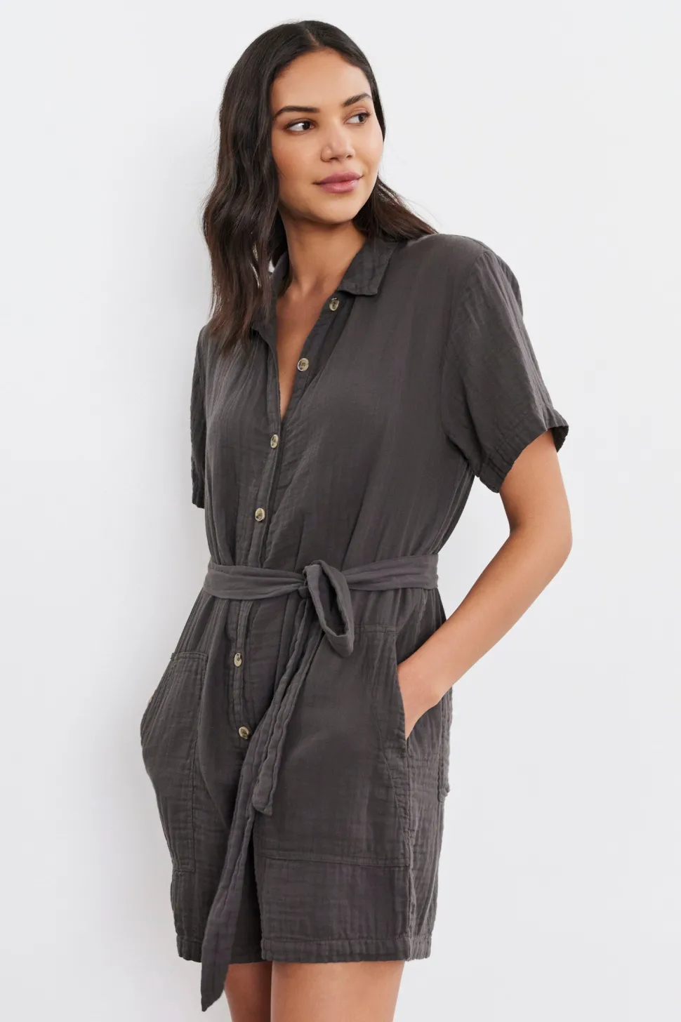 Velvet - Dane Cotton Gauze Jumper