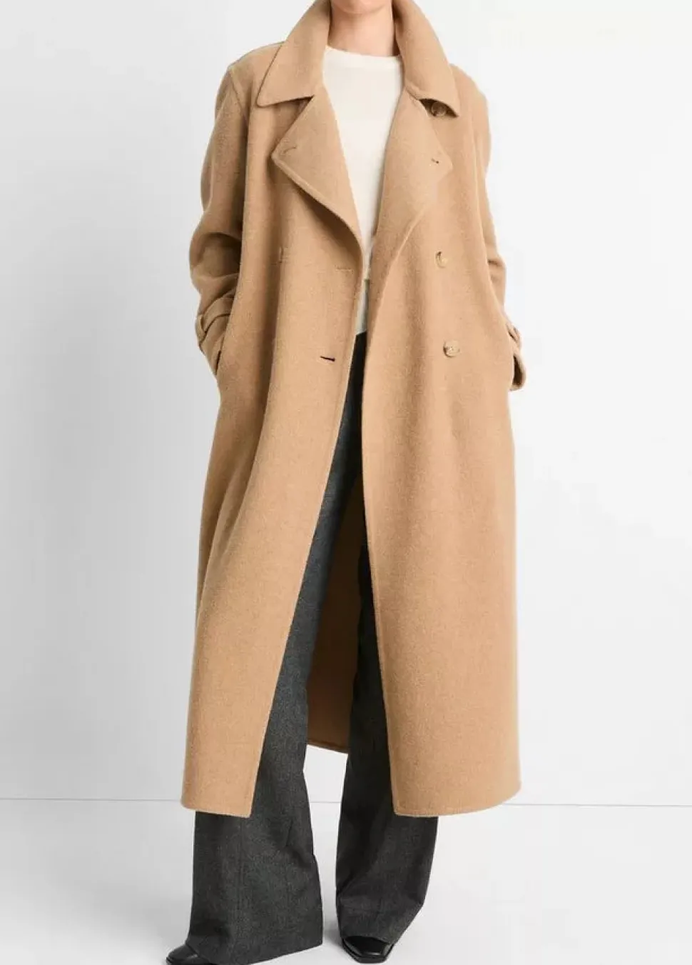 Vince - Lofty Belted Long Coat
