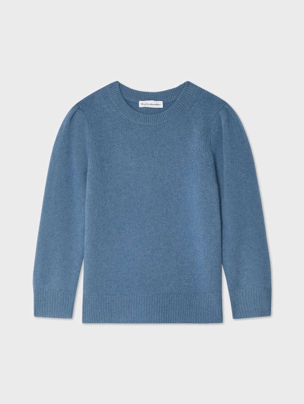 White and Warren White + Warren - Cashmere rib trim sweatshirt